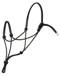Weaver Silvertip Rope Halter, Average - W211B - Black - 1
