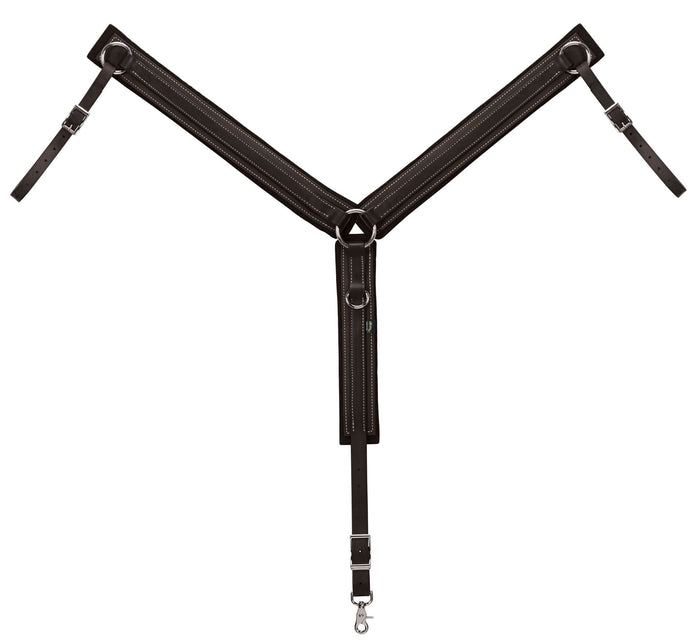 Weaver Trail Gear Breast Collar - W26Y - Black - 1