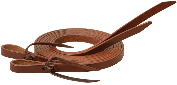 Weaver Turquoise Cross Skirting Leather Split Reins - W2AB8 - Dark - 3