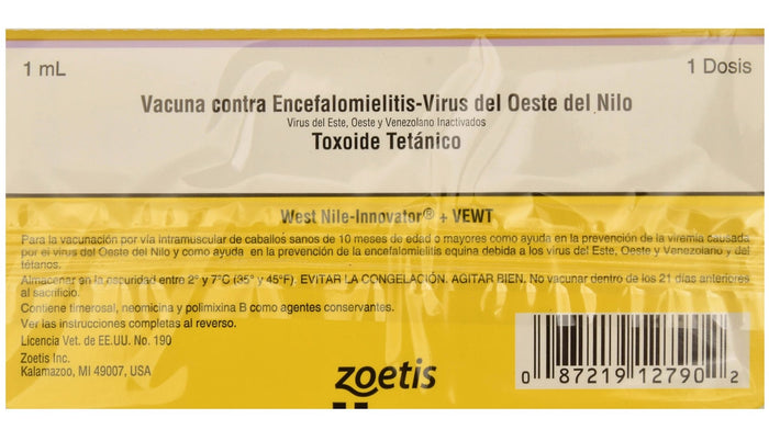 West Nile Innovator + VEWT Horse Vaccine - ZFW6 - 1 Dose - 2