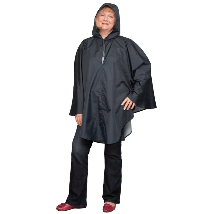Women's Poncho in Black