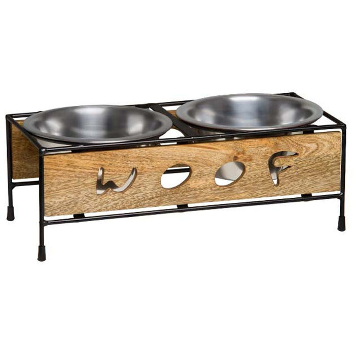 Wooden Woof Cut Dog Diner - ZO137 - pint - 2
