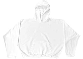 Yeezy HD-01 No Print Hoodie White