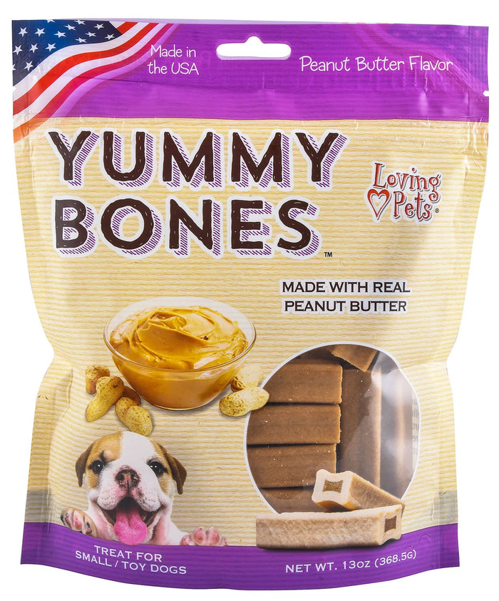 Yummy Bones Dog Treats, 13 oz - ZOSA - Toy/Small - Peanut Butter - 5