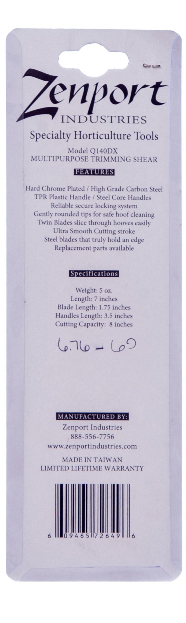 Zenport Multipurpose Trimming Shears, Ivory - ZENAA - 2