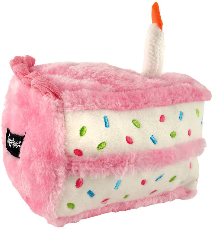 Zippy Paws Birthday Cake Plush Toy - ZPPCS - Pink - 1