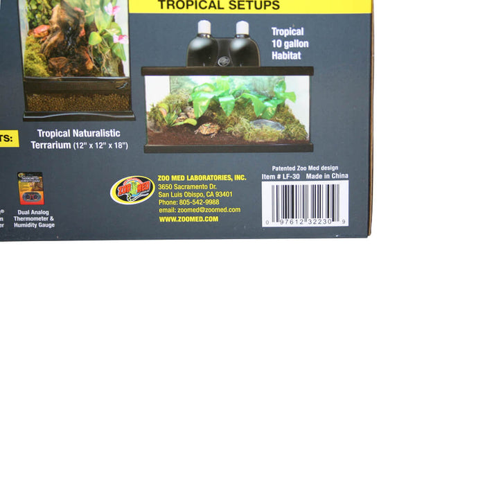 Zoo Med Tropical Reptile UVB and Heat Lighting Kit - 002ZOO-32230 - Black - 3