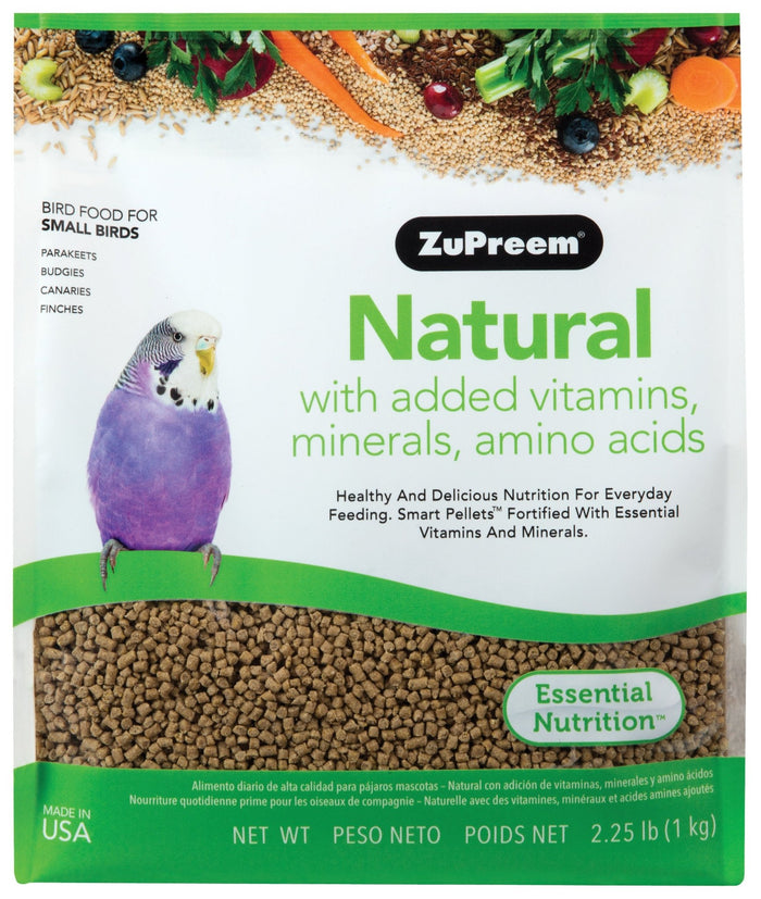 ZuPreem Natural Premium Daily Bird Food - NAA3 - 2.25 lbs - Small Birds - 3
