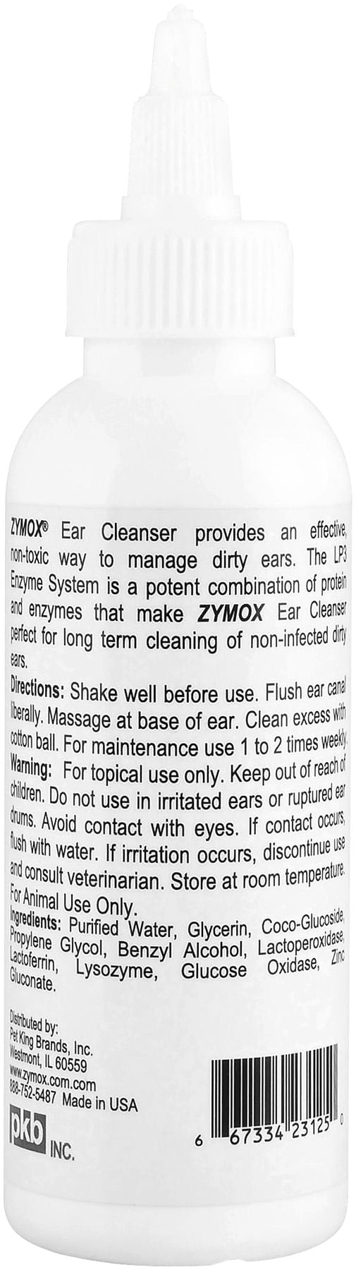 Zymox Ear Cleanser, 4 oz Bottle - PKBZ2 - 2
